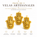 VELA ARTESANAL DE CERA DE ABEJA