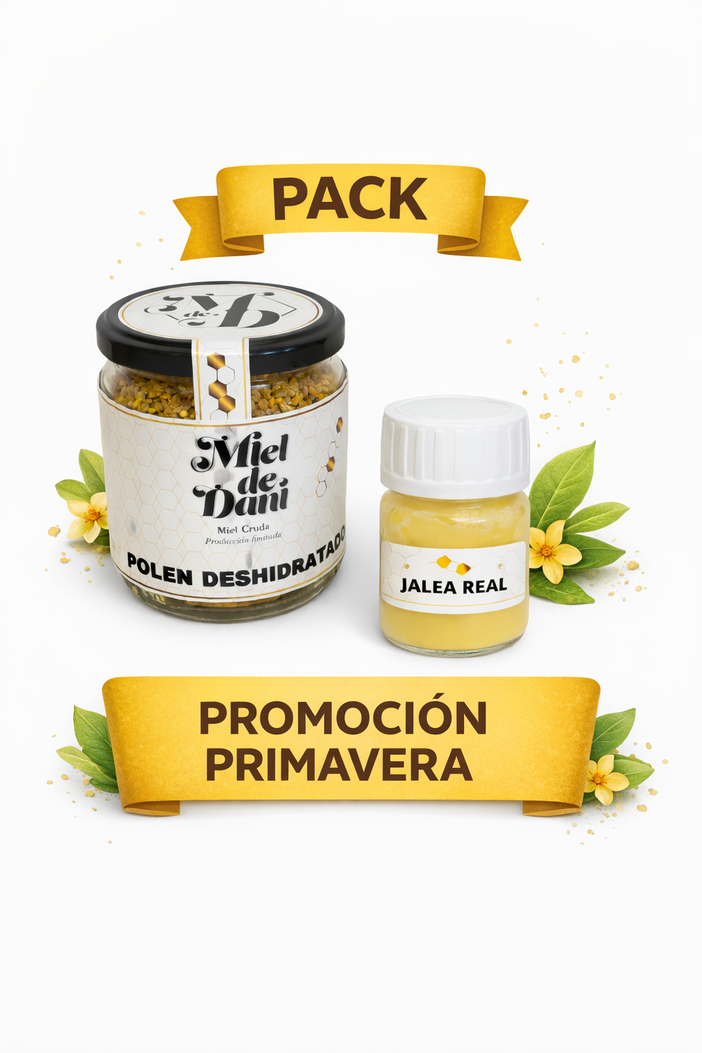 🌼 Pack Energía Natural: Polen + Jalea Real