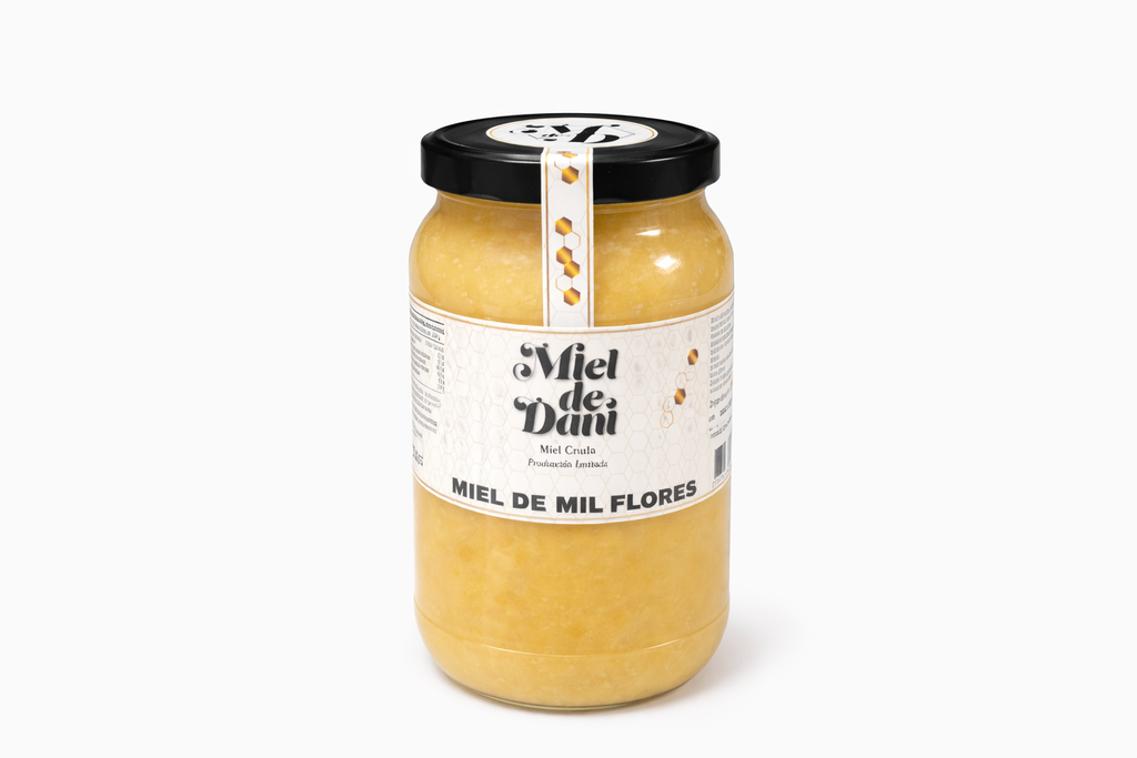 Miel de Mil Flores 2,5 kg · Mieldedani

Miel cruda artesanal · Producción limitada