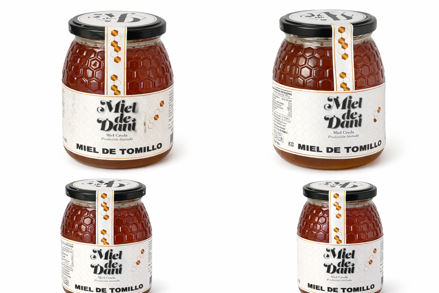🍯 Miel de Tomillo · Mieldedani · 1 kg
Miel artesanal · Producción limitada ·