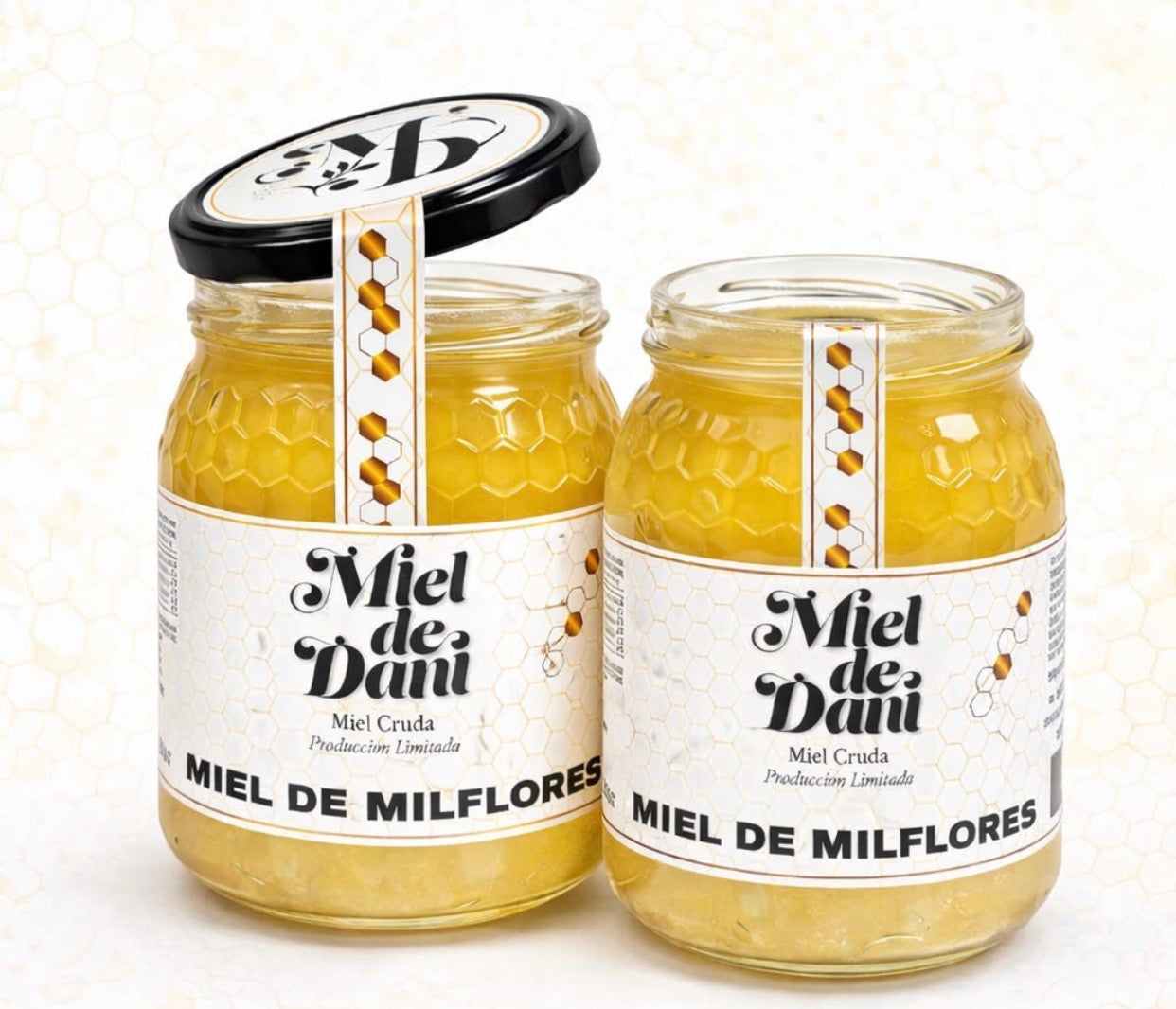 Miel de Mil Flores Cruda – Promoción Especial (2 tarros de 1 kg · 20 €