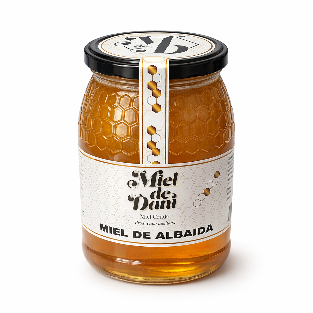 🌼 Miel de Albaida Cruda · 1 kg · 11,90 €
★ Española · Procedencia: Almería y Alicante · 100% Albaida · Miel Cruda