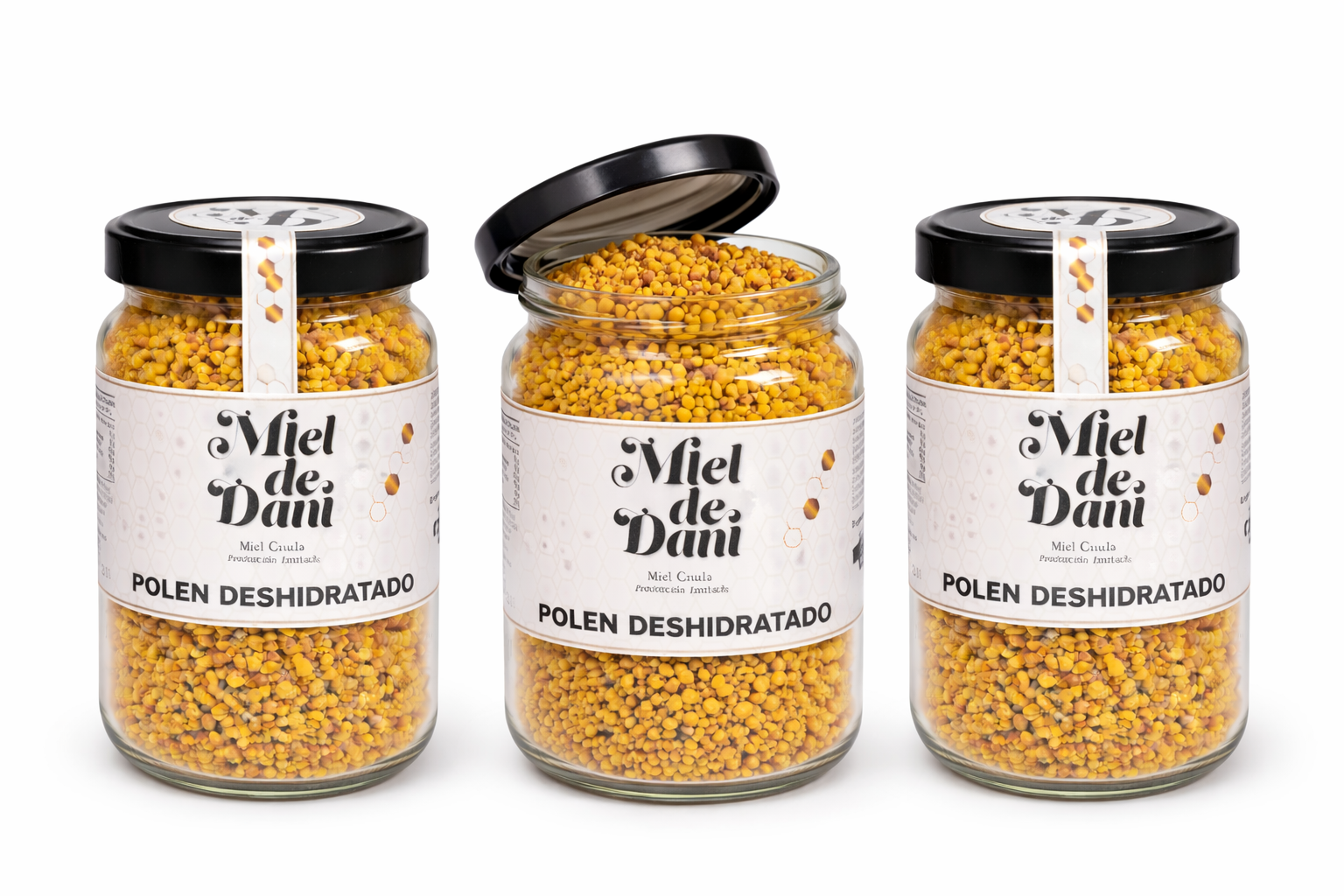 ⭐️⭐️⭐️⭐️⭐️Polen Natural 100% | Miel de Dani | 225g - Energía y Vitalidad