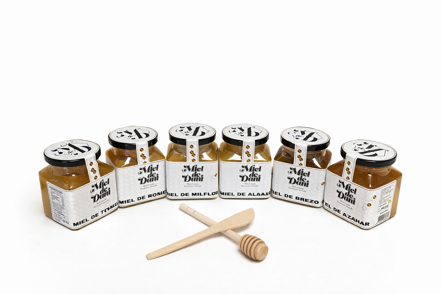 🍯 Selección Limitada Mieldedani – 6 Mieles Crudas Artesanales