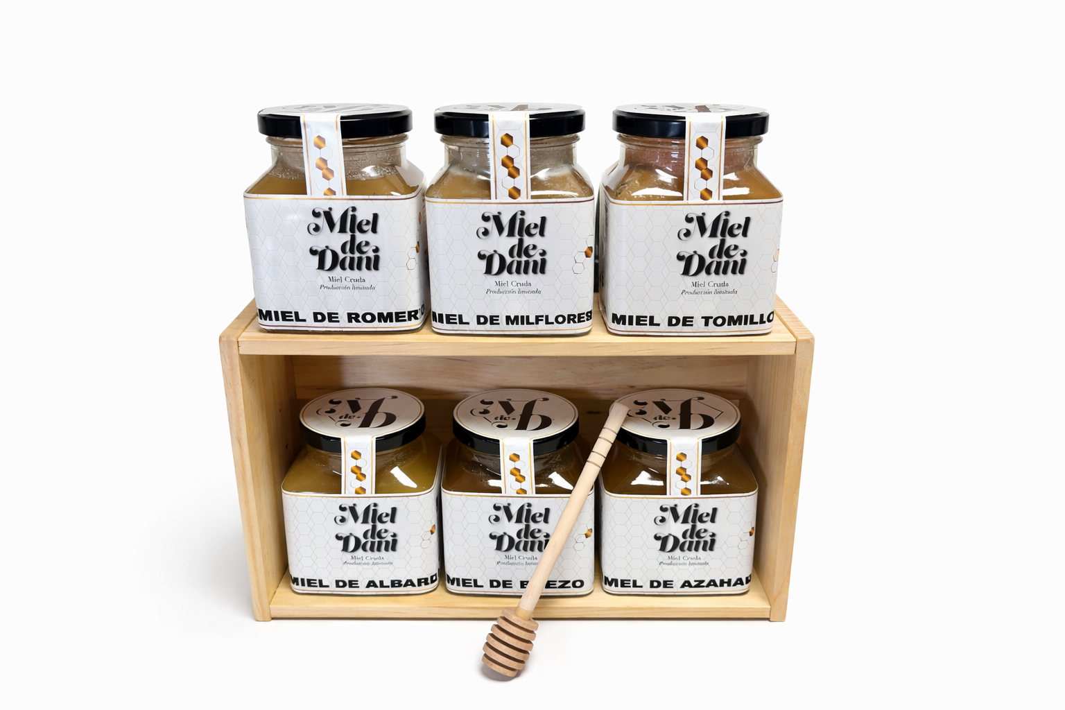 🍯 Selección Limitada Mieldedani – 6 Mieles Crudas Artesanales
