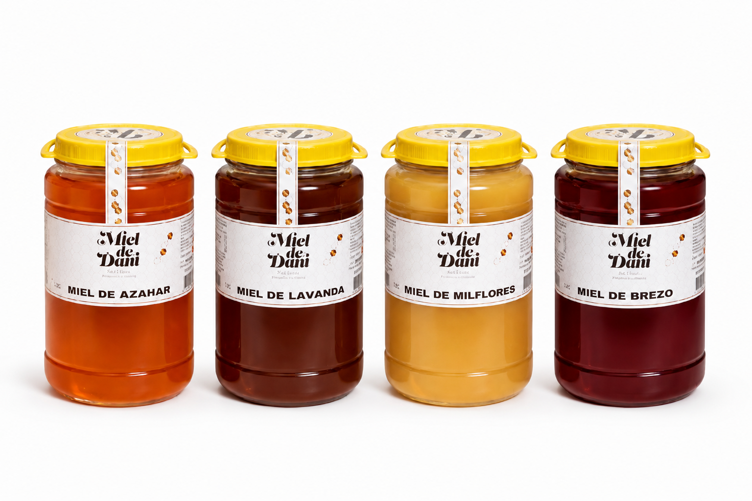 🍯 Pack Degustación Premium Mieldedani – 4 Variedades (8 kg)