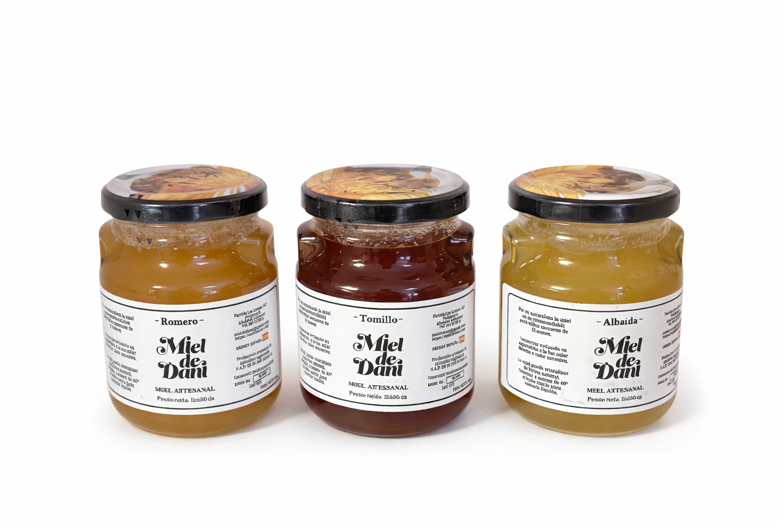 🍯 Pack Degustación · 3 Mieles Artesanas (Jarra Lusa)