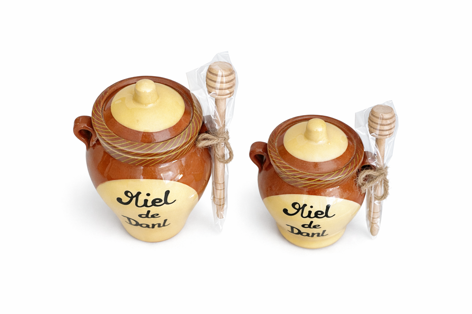 🍯 Pack Jarras de Cerámica · Miel de Dani