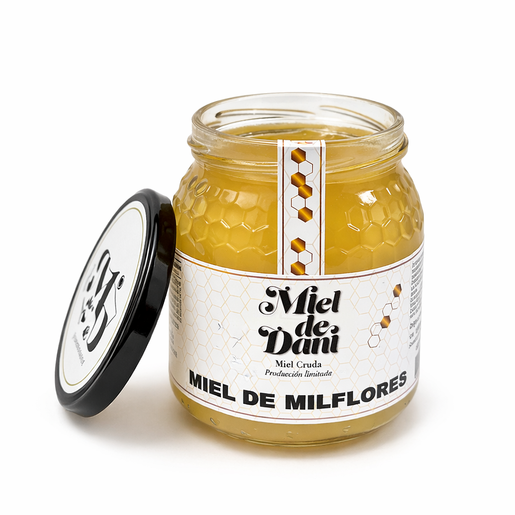 Miel de Mil Flores Cruda – Promoción Especial (2 tarros de 1 kg · 20 €