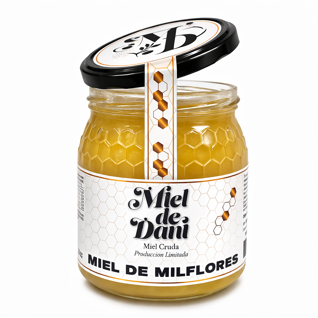 Miel de Mil Flores Cruda – Promoción Especial (2 tarros de 1 kg · 20 €