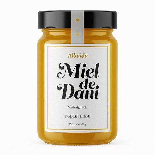 Miel de Albaida Artesanal 100% Natural – Suave, Clara y Aromática