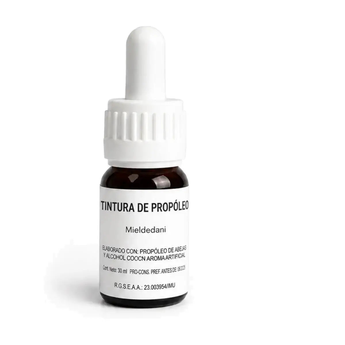 Tintura de Propóleo — fondo blanco uniforme, vista 1