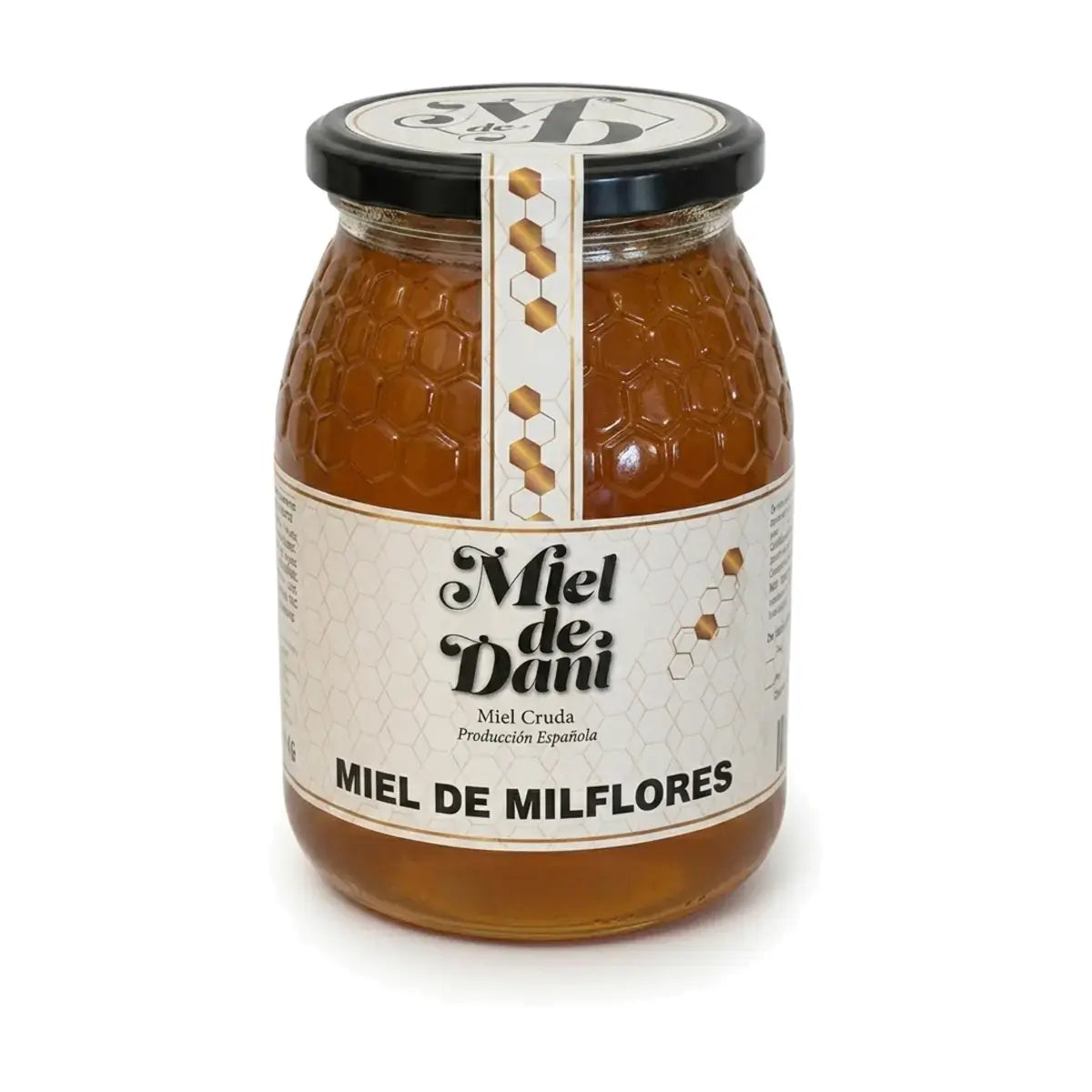 Miel de Mil Flores — fondo blanco uniforme, vista 1