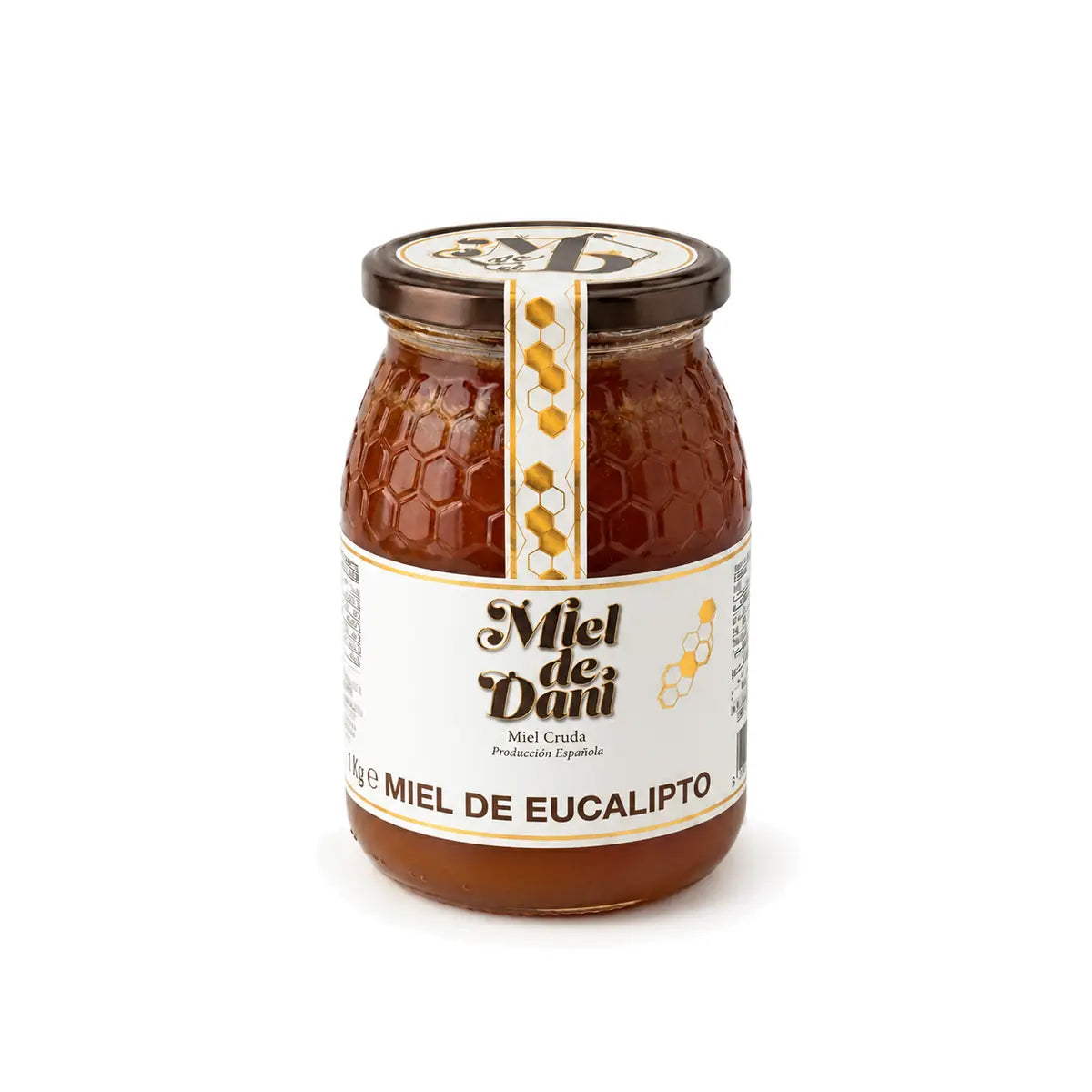 Miel de Eucalipto — fondo blanco uniforme, vista 1