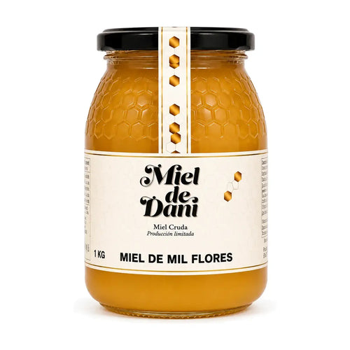 Miel Cremosa de Mil Flores — fondo blanco uniforme, vista 1