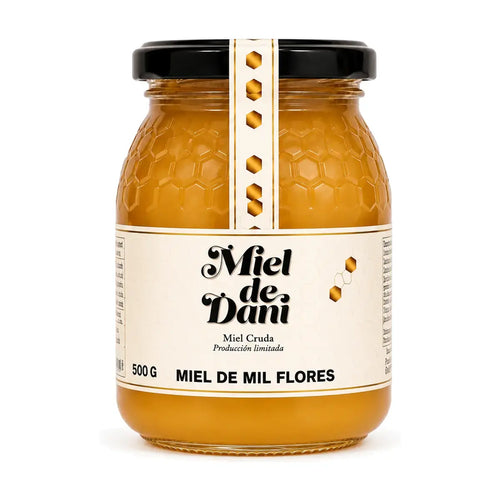 Miel Cremosa de Mil Flores — fondo blanco uniforme, vista 2