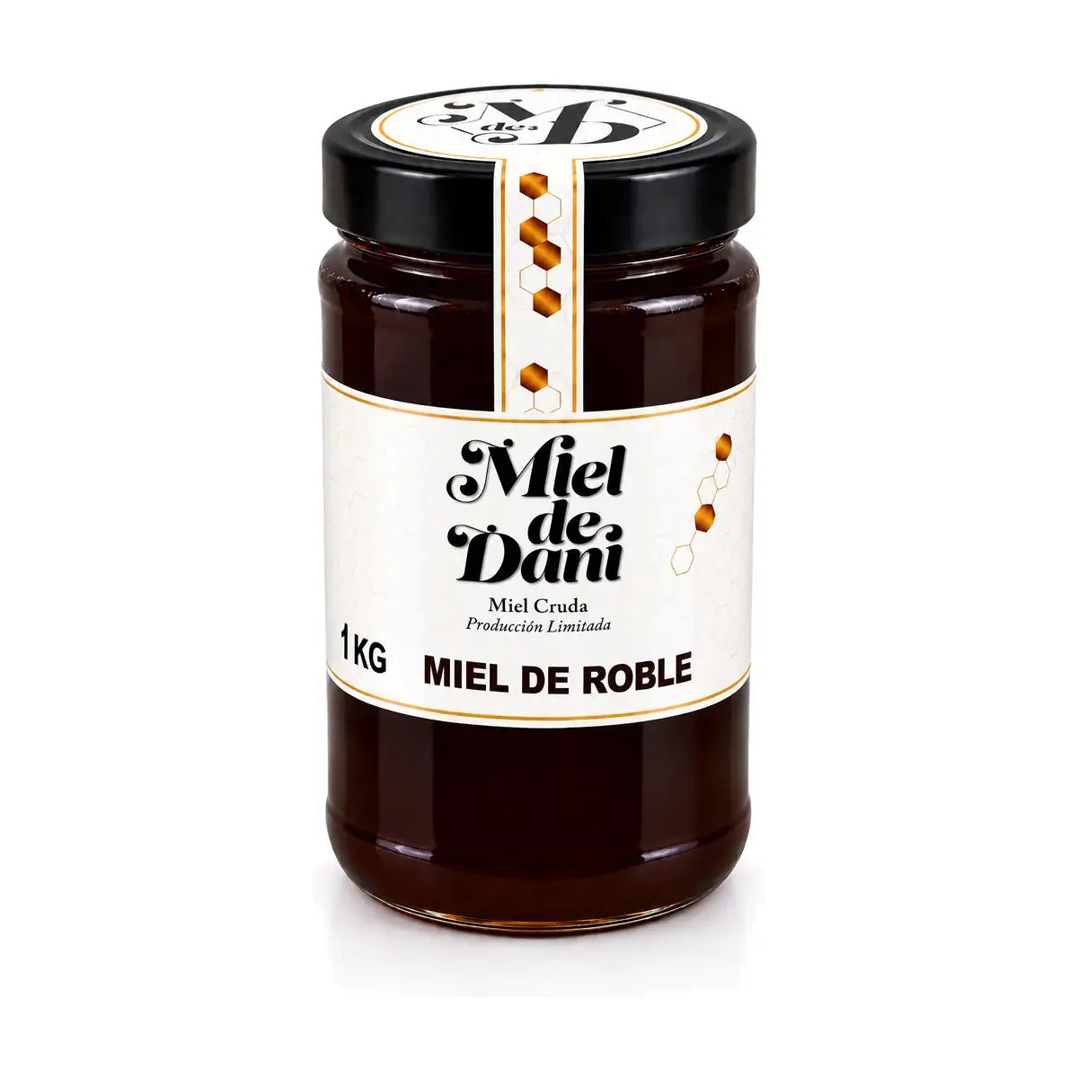 Miel de Roble 1 kg — fondo blanco uniforme, vista 1