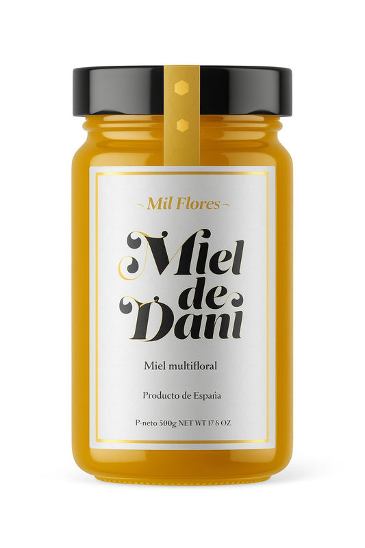 Miel de Mil Flores Artesanal 100% Natural – Floral, Equilibrada y Energética